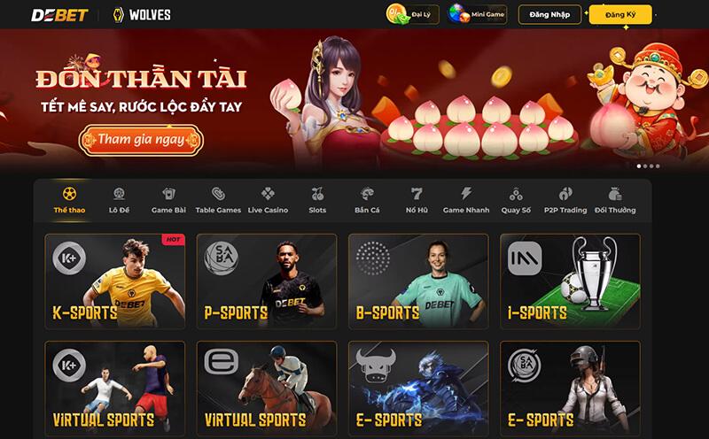 Top 7 thì không thể bỏ qua nhà cái uy tín DEBET